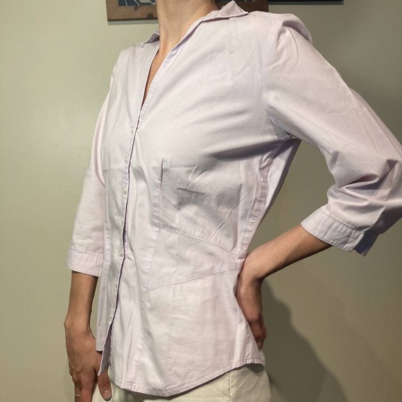 Lilac button down shirt - Picture 5 of 10